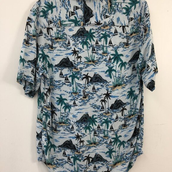 Northwest Territory Men's Short Sleeve Button Down Beachy Hawaiian Shirt Size S - Picture 5 of 7